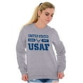 thumbnail image 4 of US Air Force Classic USAF Logo Sweatshirt for Men or Women Brisco Brands S, 4 of 6