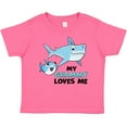 thumbnail image 3 of Inktastic My Grammy Loves Me with Cute Sharks Boys or Girls Baby T-Shirt, 3 of 5