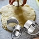 thumbnail image 3 of Cortadores de galletas clásicos (acero inoxidable, juego de 3), 3 of 5