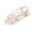 White, variant on Womens Woven Strap Sandals Flat Cross Straps Elastic Casual Summer Outdoor Comfort Flip-Flops Shoes