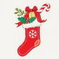thumbnail image 5 of Linum Home Textiles Christmas Stocking Embroidered Turkish Cotton Hand Towel - Set of 2, 5 of 7