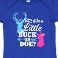 thumbnail image 4 of Inktastic Gender Reveal Will It Be a Little Buck or Doe? Girls Baby Bodysuit, 4 of 5