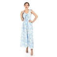thumbnail image 5 of Maxi vestido floreado Roman Fashion / Juvenil, 4335 (Azul cielo) azul cielo CH, 5 of 5