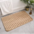 thumbnail image 4 of Jacenvly New Stone Bath Mat Bathroom Floor Mats Bathroom Doorway Absorbent Carpet Toilet Non-Slip Foot Mats Door Mats Entry Washroom Mats Bedroom Decor 19.68×31.49In, 4 of 7