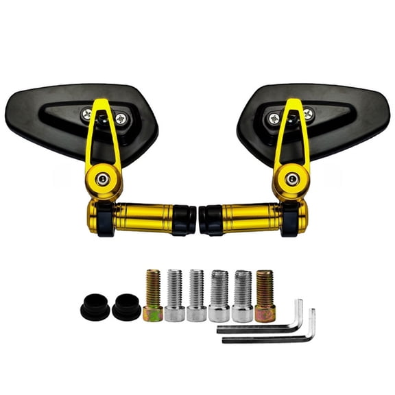 Motorcycle Rearview Glass Wide Angles View Anti Shake Design For Commuting And Tourings