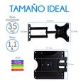 thumbnail image 4 of Soporte de pared para TV Bloosom /Monitor de 14" a 42" negro, 4 of 4