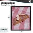 thumbnail image 4 of Stupell Industries Glam Glam Ribbon Croissant Black Floating Frame Canvas Art, 17 x 21, by LISH Creative, 4 of 8