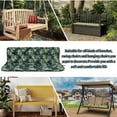 thumbnail image 4 of Porch Swing Cushion Thicken 4", 63" Swing Cushions 2-3 Seater Replacement, Waterproof Bench Cushions with Backrest, Anti-Fading Patio Swing Chair Pads for Outdoor Garden Furniture, 4 of 7