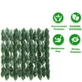 thumbnail image 4 of Jinyi Artificial Ivy Privacy Fence Screen 40"x118" UV-Anti Fake Leaves Plant Vine Ideal for Indoor Outdoor Garden Decor, 4 of 8