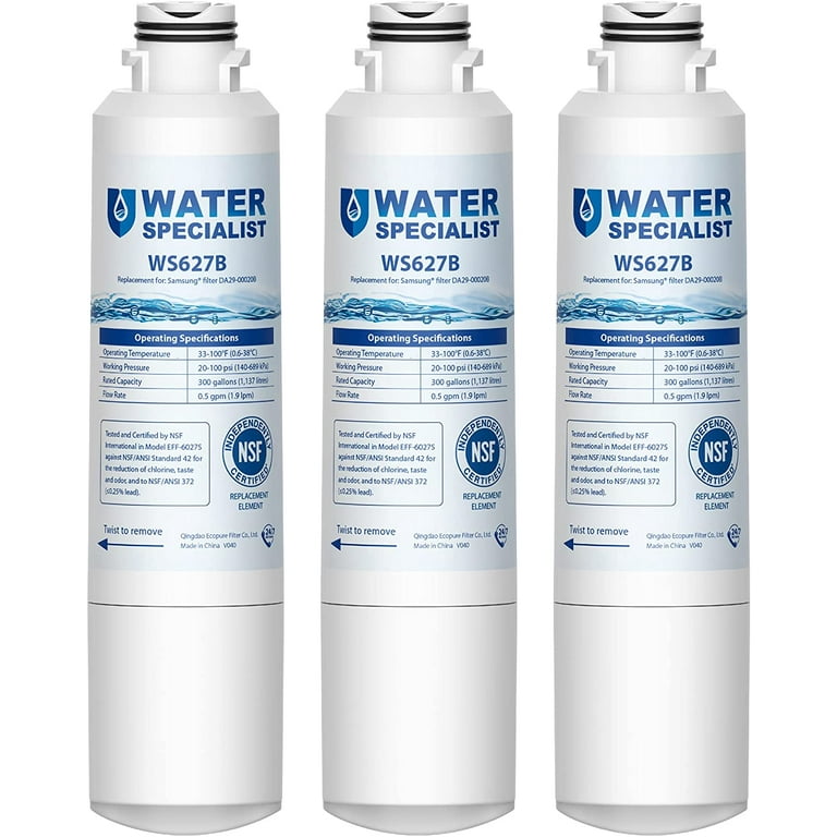 DA29-00020B Refrigerator Water Filter, Replacement for Samsung DA29-00020A/B,  H