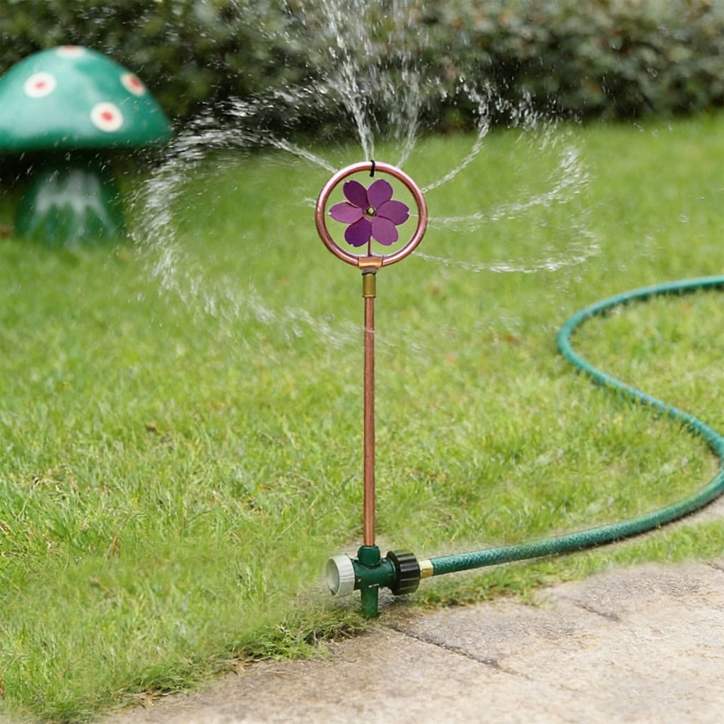 Whimsical Dancing Flower Whirling Sprinkler for Versatile Yard and Farm Use with Easy Installation Plant Irrigation