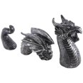 thumbnail image 1 of The Gothic Dragon Garden Statues,Dragon Animal Figures,Silver, 1 of 5