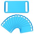 thumbnail image 1 of Uxcell 20 Pcs Anodized Aluminum Blank Tags 29 mm Sided Pet ID Stamping Tags, Blue, 1 of 6