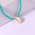 thumbnail image 3 of HSHDLDF Collier Coquillage Puka pour Femmes Hommes Collier Surfeur Coquillage Cordon Collier Collier Ras du Cou Perles Colorées Collier Ajustable Été Boho Hawaii Boucle Perle Collier Bijoux Coquillage Naturel, 3 of 6