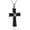 Black, variant on Cremation Jewelry Cross Urn Necklaces for Ashes for Women Men Classic Urn Pendant Memorial Keepsake Ash Holder