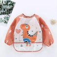 thumbnail image 4 of New Baby Kids Toddler Long Sleeve Waterproof Art Smock Feeding Bib Apron Pocket, 4 of 5
