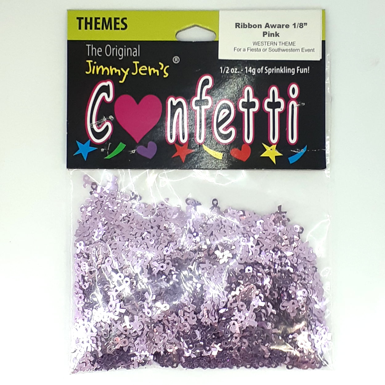 Ribbon Aware 1/8" Pink Confetti Bag FREE SHIPPING CCP6823 