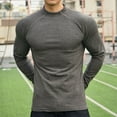 thumbnail image 5 of Mlzmgr Mens Shirts M-3XL Crew Neck Long Sleeve Loose Fitted Sports Gym Shirts for Men Workout Casual Tops, 5 of 6