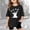 Black, variant on Stylish Graphic Print Tees For Girls Comfortable Casual Loose Fit Crewneck Short Sleeve Youth And Toddler Blended Tops T-Shirts Kids Short Sleeve Crewneck Solid Basic Tees Casual Tops