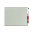 thumbnail image 2 of End Tab Pressboard Classification Folders with SafeSHIELD Coated Fasteners 3 Dividers, Letter Size, Gray-Green, 10/Box, 2 of 7