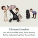thumbnail image 4 of Inglesina Quid Stroller, Maya White (Otomi-Inspired) - Compact, Airplane Travel Stroller for Babies & Toddlers 3 Months to 50 lbs - Lightweight - Easy to Open - BPA Free, 4 of 5