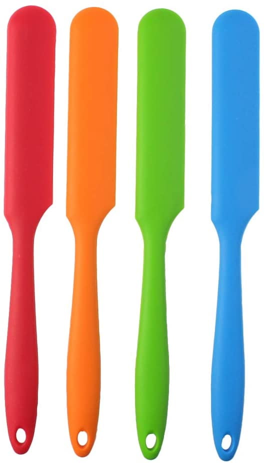 Silicone Spatula Red Cooking Baking Scraper Cake Cream Mixing Batter Tools UK 