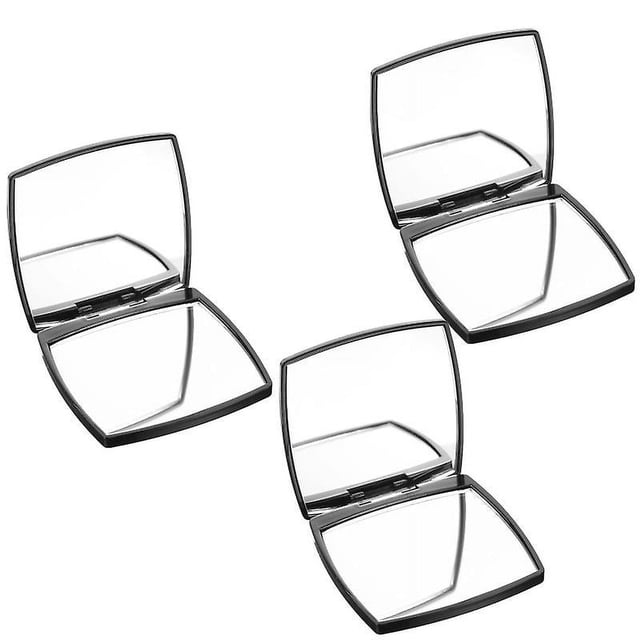 3 piezas espejo de maquillaje plegable