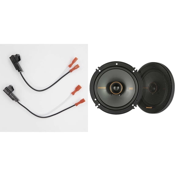 Kicker KSC 6.5" w/ Speaker Wiring Harness For select 1988-up GM vehicles