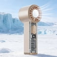 thumbnail image 2 of ICQOVD Portable Fan Usb Transparent Mecha Fan Led Light Portable for Travel Outdoor, 2 of 6
