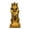 Gold, variant on Lion Crowned Statue Table Decoration Handmade Desk Resin Ornament 14.5cm Tall