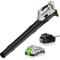 Ultra-Lightweight Cordless Leaf Blower, 400 CFM/130 MPH Powerful Electric Blowers with Battery and Charger, 20V Leaf Blowers for Blowing Dry Leaves, Deck, Driveway & Tight Spaces
