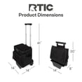 thumbnail image 5 of RTIC 40-Can, 21 Qt, Collapsible Wheeled Cooler with Bottle Opener, Black, 5 of 9
