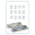 thumbnail image 6 of K86 Gaming Keyboard Colorful Backlight Mechanical 87 Keys Portable Wired/Wireless Keyboard Silence Hot Swap Design Keyboard for Laptop PC Computer Tablet, 6 of 9
