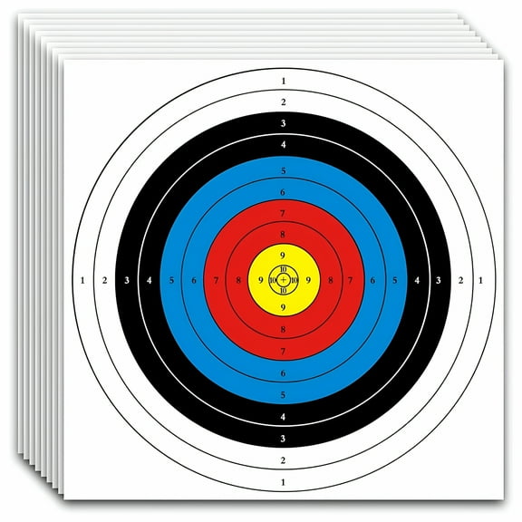 BESTSKY Archery Targets Paper, 20Pcs Bow and Targets for Hunting Backyard, Target Practice Accessories 10 s