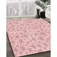 thumbnail image 3 of Ahgly Company Machine Washable Indoor Rectangle Transitional Pink Bubble Gum Pink Area Rugs, 7' x 10', 3 of 7