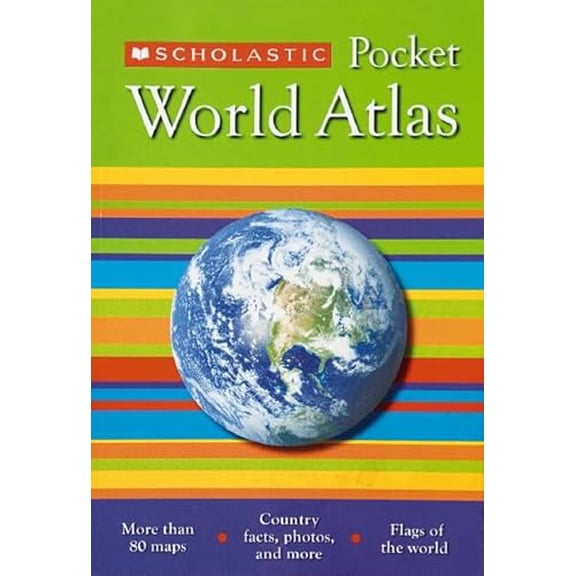 Pre-Owned Scholastic Pocket World Atlas, 9780439681933, 0439681936, Paperback,