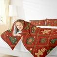 thumbnail image 4 of jejeloiu Cute Gingerbread Man Bedding Comforter Set,Merry Christmas Twin Comforter Sets,Happy New Year Bedding Set For Girls Kids,Microfiber Bedroom Decor Reversible,2pcs, 4 of 8