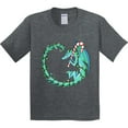 thumbnail image 3 of Inktastic Christmas Dragon with Candy Cane Youth T-Shirt, 3 of 5