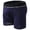 Navy, variant on Men’s Cotton Blend Hollow Out Boxer Briefs, Pothole Cutout Underwear, Comfortable Elastic Waist Trunks Orange XXL
