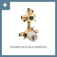 thumbnail image 3 of Moen Ut3322 Belfield 2 Function Pressure Balanced Valve Trim Only - Black, 3 of 3