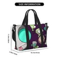 thumbnail image 2 of Animated Invader Zim Duffle Bag Overnighter Weekender Travel Bag Tote Carry On Bag School Practice Handbag Crossbody Fitness Bag For Women Men Boys Girls, 2 of 7