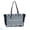 Black White Aztec, variant on Challenger Women Canvas Handwoven Brown Leather Handbag Tote Purse 17RT2110-204