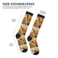 thumbnail image 2 of Lsque Yak Pattern Sport Compression Socks for Men & Women 15-20 mmHg Knee High Nurse Pregnant Running Medical and Travel Athletic, 2 of 6