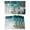 Turquoise, variant on Teal Turquoise Placemats Set of 2, Cotton Linen Fabric Place Mats, Modern Abstract Minimalism Ombre Art Washable Decorative Table Mats Protector for Home Kitchen Dining Wedding Party Coffee Tables