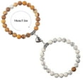 thumbnail image 2 of TopLLC Matching Couple Bracelets Healing Crystal Bracelets For Couples on Clearance, 2 of 9