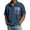 Dark Blue, variant on Mens American Flag Patriotic Polo Shirts Blue M