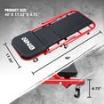 thumbnail image 5 of DNA Motoring TOOLS-00186 40 Inches 2 IN 1 Rolling Folding Car Creeper Seat 6 Pcs 2" Casters Red, 5 of 6