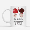thumbnail image 2 of Coffee Mugs You Take Up Too Mushroom In My Heart Funny Veggies Lovers Gifts for Vegetarian Coffee Lovers 11oz 15oz White Mug Christmas Gift, 2 of 7