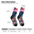thumbnail image 2 of Vsdgher Colorful Mushroom Crew Socks for Men & Women, Breathable Casual Athletic Ankle Socks, 2 of 6