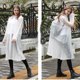 thumbnail image 4 of Ganfancp Mujeres con Capucha Ponchos de Lluvia Eva Cremallera Rompevientos Impermeable Impermeable Ofertas Del Día 1Pc Vestido, 4 of 6